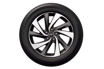 235/55R18タイヤ× 7 ?Jアルミホイール(切削光輝+ダークグレーメタリック塗装/センターオーナメント付)