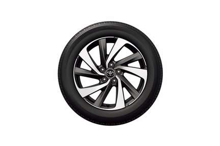 235/55R18タイヤ× 7 ?Jアルミホイール(切削光輝+ダークグレーメタリック塗装/センターオーナメント付)
